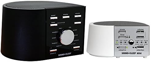 Adaptive Sound Technologies Ecotones SOUND+SLEEP+ MINI Machine 1- Black Large/1- White MINI