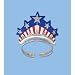 Patriotic Paper Tiara with Glitter