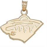 Logoart Minnesota Wild 10K Gold Pendant