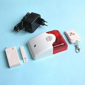 NEW SPOT BURGLAR ALARM WITH INTELLIGENT WIRELESS FLASHING SYTEM AND EXTRA SIREN OUTPUT 120Db ALARM SOUND RRP �49.99