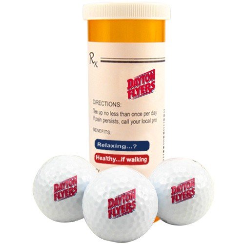 Dayton Flyers Rx Three Pack Golf Balls