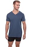 Men's Bamboo Viscose V-Neck Undershirt (Single Pack) Eco-Friendly Gifts