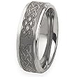 Tungsten Carbide Ring with Celtic Knot Design (8.0 mm) - Sizes 7-13