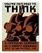 Futurama You're Not Paid To Think Sign with Power Pegs