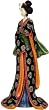 Best Simple Beautiful Teen Gift Idea for Her - 18" Hand Painted Japanese Geisha Art Figurine Statue in Wedding Kimono