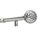 Levolor Sphere Rod Set, Satin Nickel, 3/4-Inch Diameter, 66 to 120-Inch Width