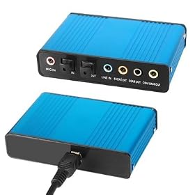 External Sound Card USB 6 Channel 5.1 Audio