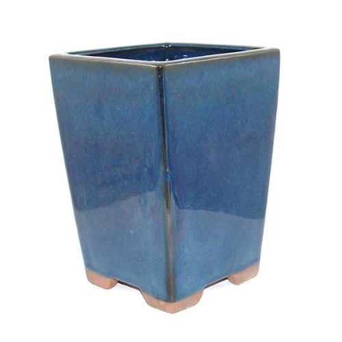Cascade Bonsai Pot - 18.5cm Tall - Blue