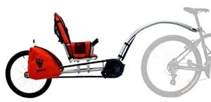 Weehoo iGo Bicycle Trailer (Silver/Red)