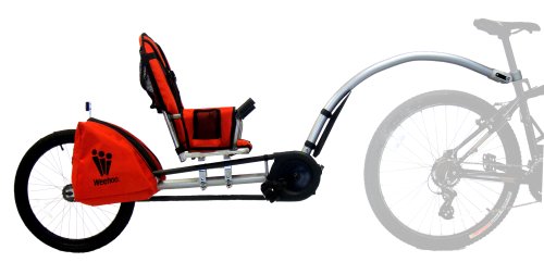 Cheapest Prices! Weehoo iGo Bicycle Trailer (Silver/Red)