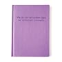 Purple Embossed Memories Leather Journal - Lined