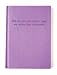 Purple Embossed Memories Leather Journal - Lined