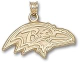 Baltimore Ravens Profile Logo 1/2 Charm/Pendant