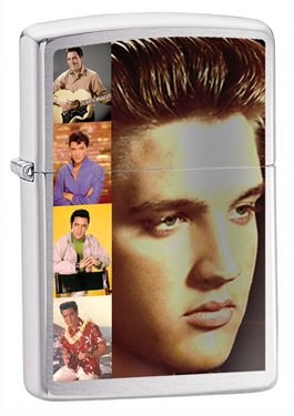Zippo Elvis Memories, Brushed Chrome #21021