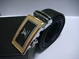 New Lv Louis Vuitton 2 Black Fashion Belt Auto Buckle