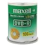 Maxell - 100 x DVD-R - 4.7 Go 16x - spindle - support de stockage