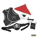 6 Piece Child Pirate Costume Accessories Set ~ Halloween Children Pirate Dress Up Set