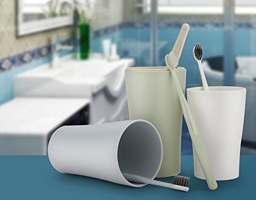 XDOBO Creative Household Toothbrush Gargle Suit Toothbrush and Gargle Cup Children & Parents Set of 8