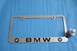 BMW Logo License Plate Frame Chrome New