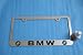 BMW Logo License Plate Frame Chrome New
