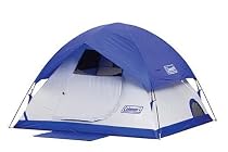 Coleman SunDome 7-Foot by 7-Foot 3-Person Dome Tent (Blue/White)