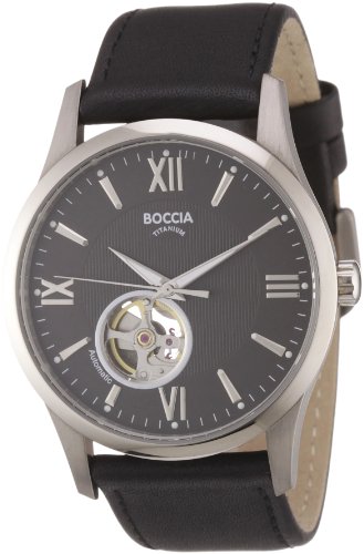 Boccia Herren-Armbanduhr Mit Lederarmband Trend 3539-02