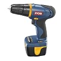 Factory-Reconditioned Ryobi ZRHP496K 9.6 Volt Cordless Drill Driver Kit