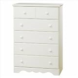 South Shore Furniture, Summer Breeze Collection, 5 Drawer Chest, Vanilla Cream