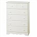 South Shore Furniture, Summer Breeze Collection, 5 Drawer Chest, Vanilla Cream