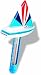 Hydro Tools 9235 Soft Top Boat Floating Pool Thermometer and Cord