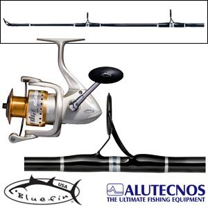 Click here to buy Bluefin USA Offshore Rod and Reel Spinner Bundle Ultimate Fishing Equipment.