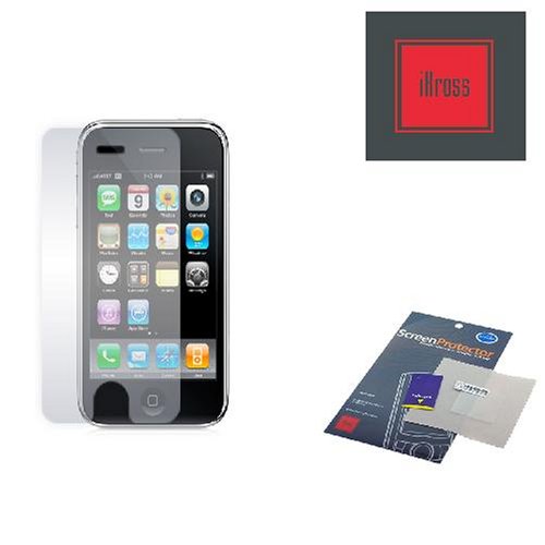 Premium Reusable Screen Protector Full Frontal Body Shield with Lint Cleaning Cloth for Apple iPhone 3G 2nd Gen Generation Smartphone
