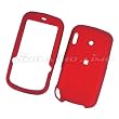 Palm Treo Pro 850 Rubberized Snap On Protector Hard Case Rubber Feel Red