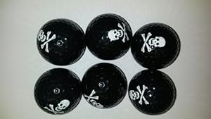 Skull and Cross Bone Golf Balls 6 Pak