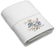 Lenox Butterfly Meadow Embroidered Hand Towel, Blue Flower