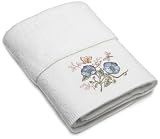 Lenox Butterfly Meadow Embroidered Hand Towel, Blue Flower