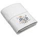 Lenox� Butterfly Meadow? Embroidered Bath Towel, Blue Flower