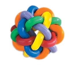 Multipet's Rubber Nobbly Wobbly Dog Toy, 3-Inch