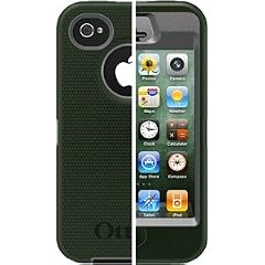 Otterbox Defender Series Case f�r Apple iPhone 4S grau/gr�n