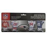 NFL New England Patriots 4-Pack Uniform Magnet Set