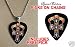 Guns n Roses Guitar Pick Chain Necklace Festival Wear + Free Pick