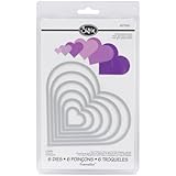 Sizzix Framelits Die Set 6PK - Hearts