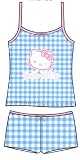 Hello Kitty BLUE CHECK Girls Cami and BoyShort Set