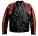 Harley-Davidson® Men's Bar & Shield Perforated Leather Jacket. Embroidery, Leather appliqué. 98123-08VM