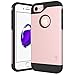iPhone 7 Case, LK [Gladiator Series] Shock Absorption Hybrid Armor Defender Protective Case Cover for Apple iPhone 7 (Rose Gold)