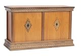 Diamond Classic Cherry Hardwood Handcrafted Companion Cremation Urn