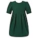 Richie House Girls' Elegant Dress with Pleat Details Rh1012