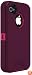Otterbox Defender Series for iPhone 4 & 4S - 1 Pack - Retail Packaging - Peony Pink/Deep Plum