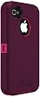 Otterbox Defender Series for iPhone 4 & 4S - 1 Pack - Retail Packaging - Peony Pink/Deep Plum