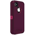 Otterbox Defender Series for iPhone 4 & 4S - 1 Pack - Retail Packaging - Peony Pink/Deep Plum
